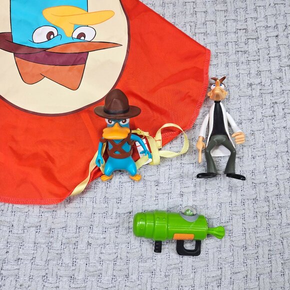 Disney Phineas & Ferb Action Figures Perry Doofenshmirtz Tidal Waves Mixed Lot - Picture 4 of 5